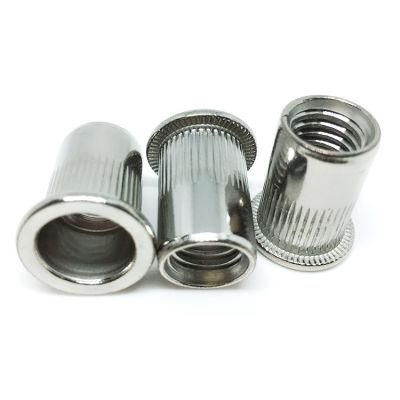 Countersunk Head Rivet Nuts, Flat Head Knurled Insert Nuts