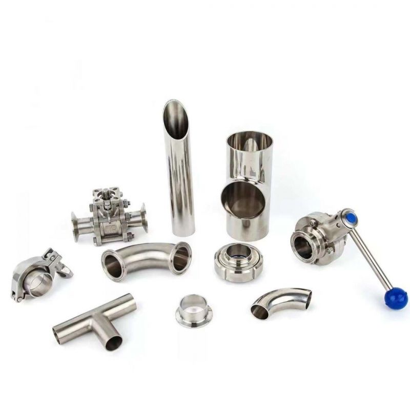 SS304 Tri Clamp Sanitary Stainless Steel Tri Clamp Spool Pipe