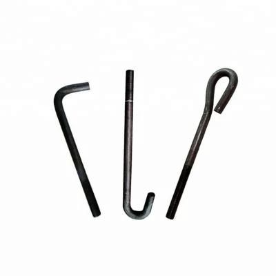Zinc-Plated Anchor Bolts with Nut Washer