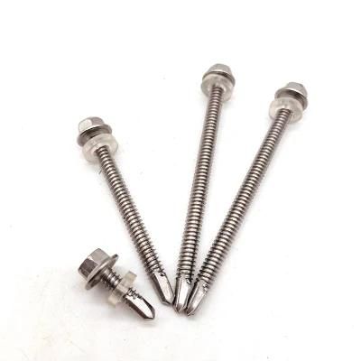 M8 M10 Hex Washer Flange Head Self Drill Roofing Screw Self Drilling Screws DIN7504