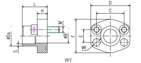 Stainless Steel Flange Butt Weld Hydraulic SAE Flange Hydraulic Fittings