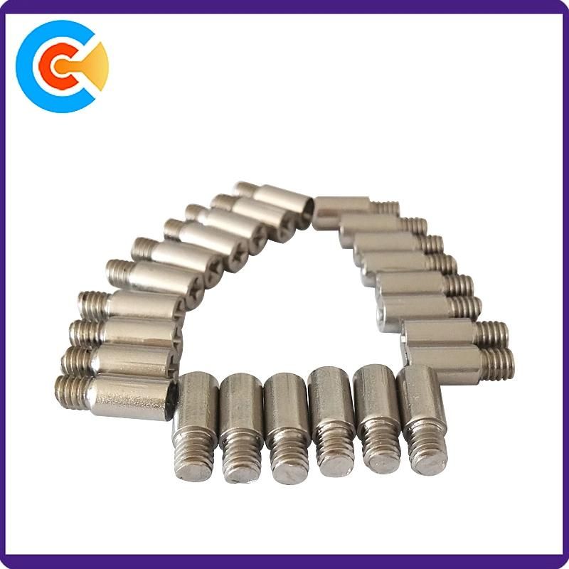 Stainless Steel M3 M4 M6 Slotted Headless Screw