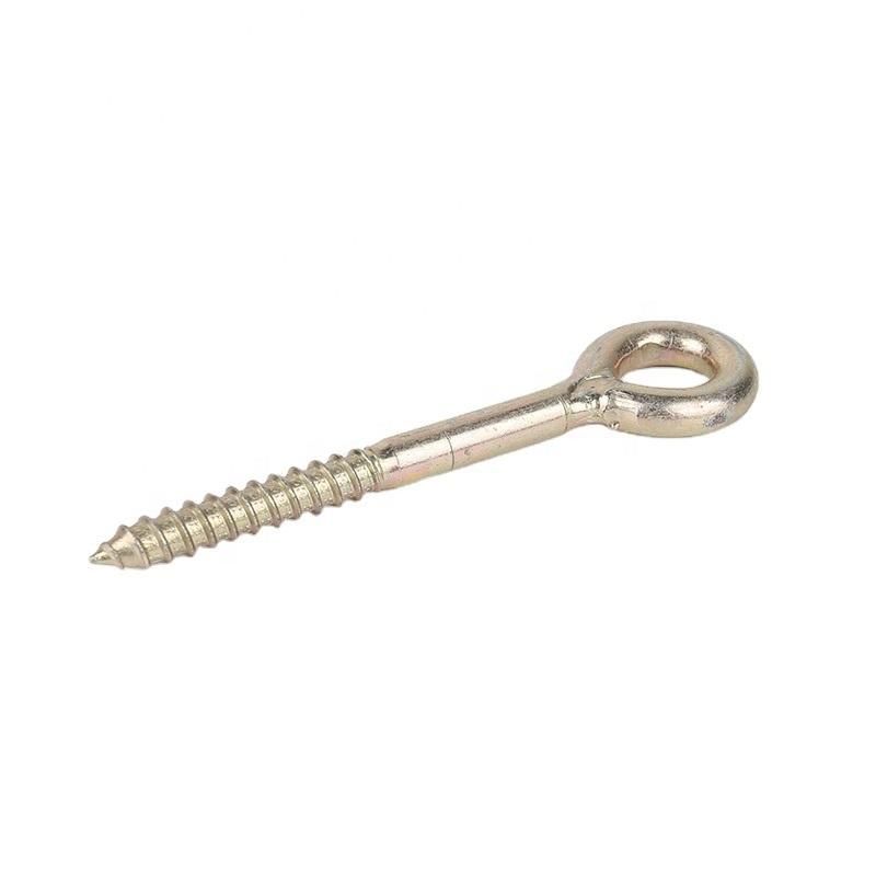 China Manufacturer Customized Eye Hook Screw Galvanized Carbon Steel Welded Eye Screw