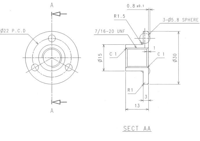 Customized Black Oxidation Round No-Standard Welded Nuts Made in China