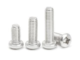 China DIN Stainless Steel Phillips Pan Head Machine Fastener Screw 9/16 M2.5 4mm M5 X 10mm Cross Recessed Screws