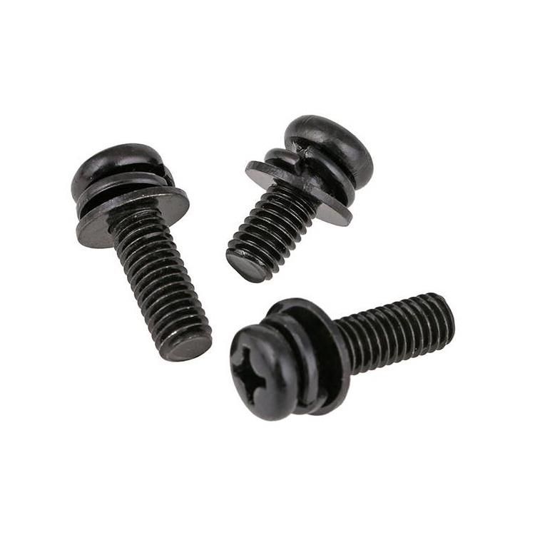 Steel Cross Recessed Pan Head Machine Screws and Washers Assemblies