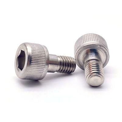 Stainless Steel Knurled Cap Head Hexagon Socket Allen Shoulder Screws