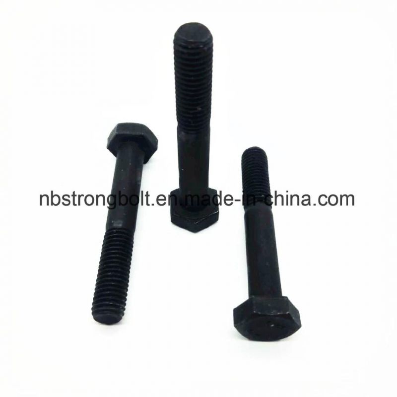 Hex Bolt Cl. 10.9 with Hole Black