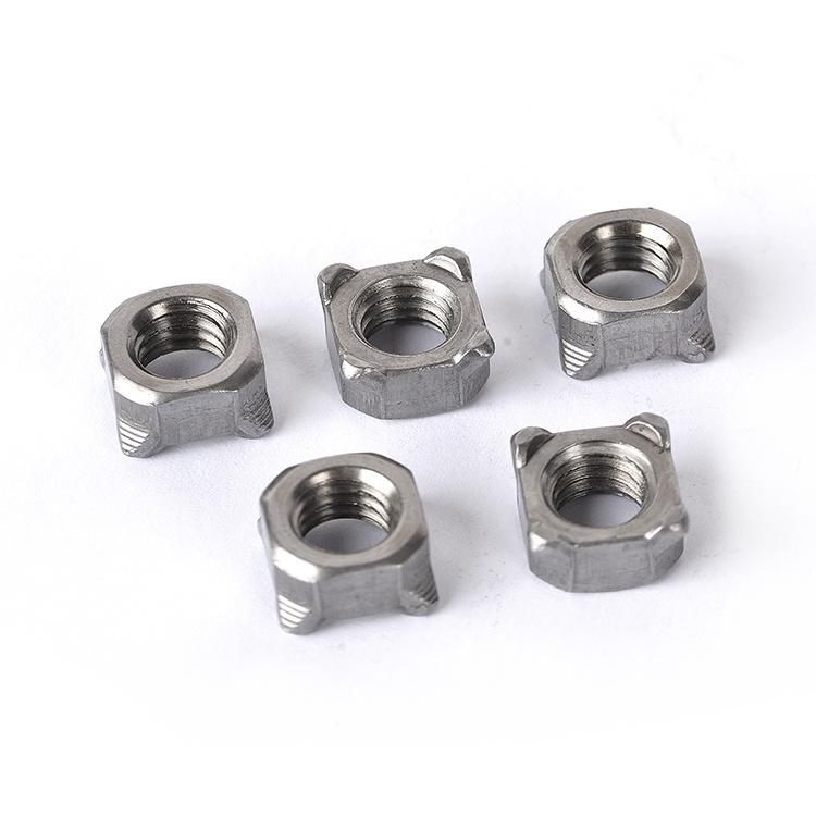 DIN929 M3-M16 Carbon Steel SS304 SS316 316L A2-80 A4-80 Hexagon Weld Nut