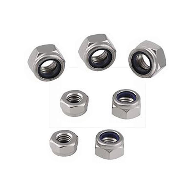 China Manufacture High Quality Stainless Steel DIN985 Hex Nylon Nut