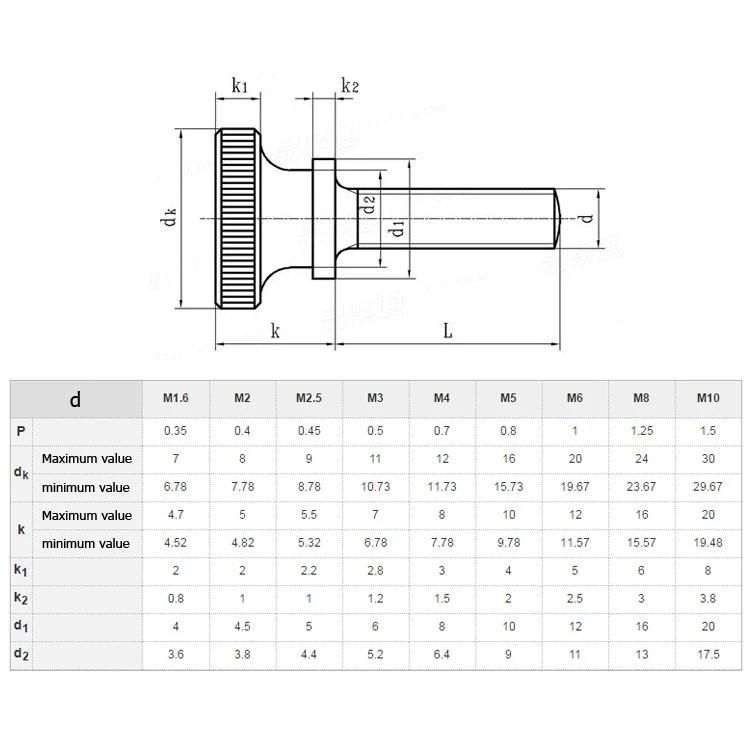 Dacromet Coating Carbon Steel Step Shoulder Screw