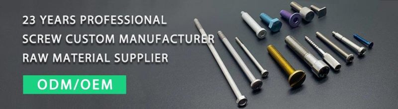Hardware Fasteners Stainless Steel Cheese Head Slotted Machine Screws