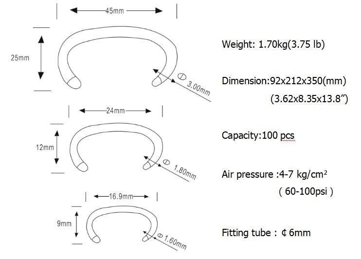 16 Gauge Hog Ring Mattress Nails C Series