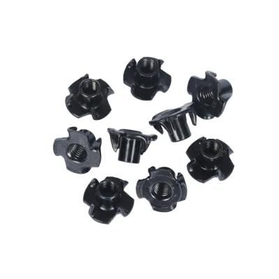 Wholesale Fasteners Galvanized Four-Claw Nut Furniture Insert Nut