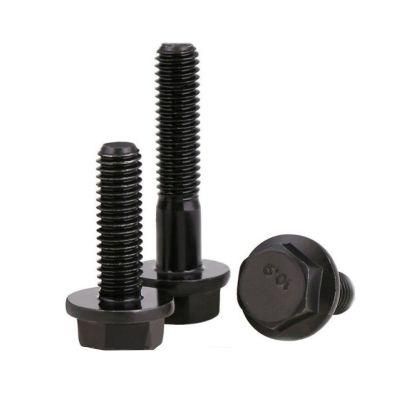 M8/10/12 Hexagon Flange Shoulder Black Bolts Hex Flange Bolt