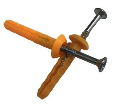 Special Hammer Fixing Anchor Mushroom Head Screws Yellow Color