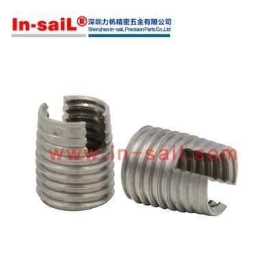 Fastener Stainless Inserts for Aluminium Self Tapping Threaded Inserts