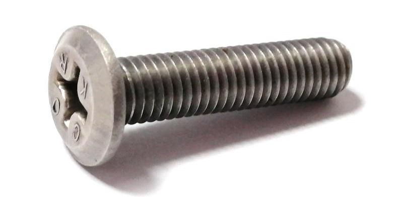 Stainless Steel Ultra Profile Low Head Phillips Cross Machine Screw