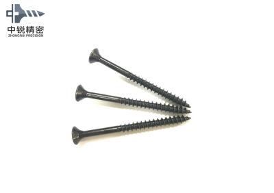 6X1-1/2 Fine Thread Phillips Bugle Head and Flat Head Drywall Screws in Black Color of Good Cold Heading Quality Tapping Screws
