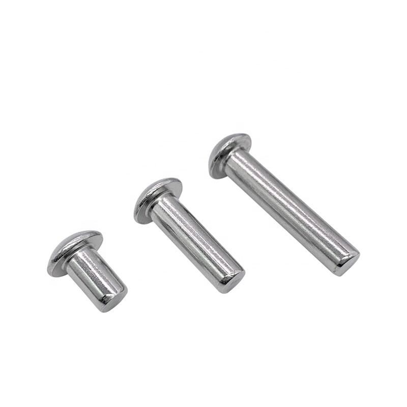 GB867 M2-6 Plain Surface Treatment Stainless Steel Round Head Rivet