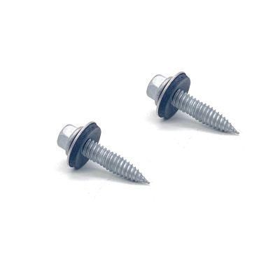 Stainless Steel 316 410 306 Self-Tapping Hex Flange Bi-Metal Screw with EPDM Washer