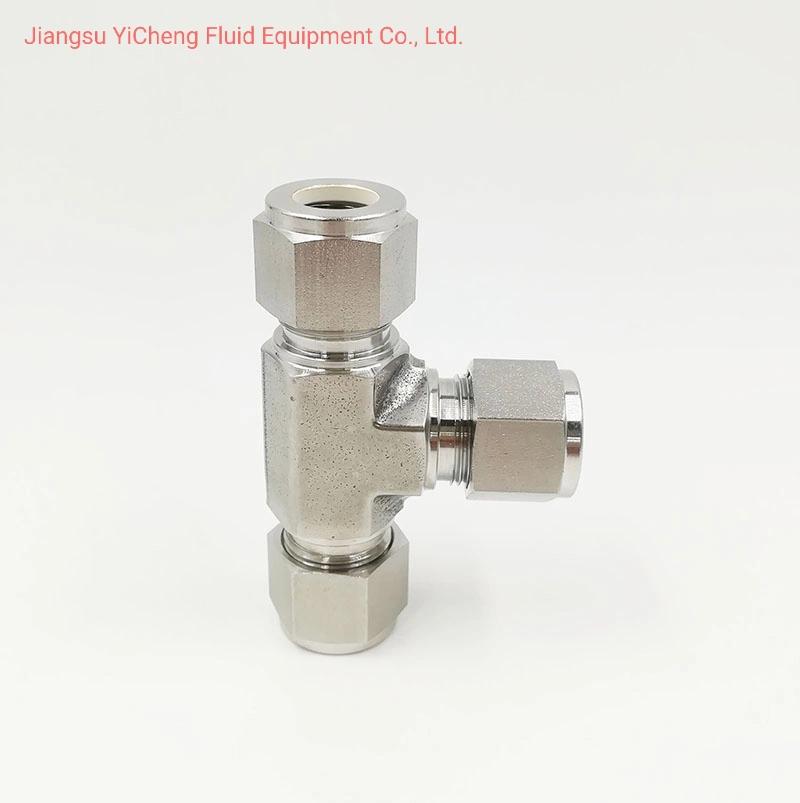 Tube Fittings & Pipe Fittings, 316 Ss Tees Unions, Hydraulic Tube Fittings, Can Combination with Swagelok