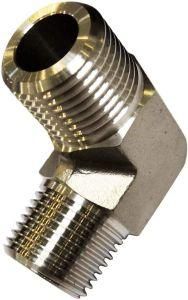 Hydraulic NPT Male 90 Degree Street Elbow, Hose Pipe Connector Quick Connect Fittings