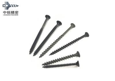 Fine Thread Bugle Head Drywall Screws with Black Phosphate Coated Size 3.5X45mm Drywall Screws