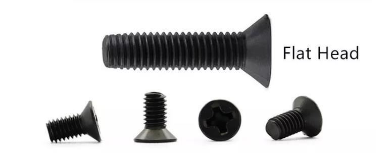 Stainless Steel Phillips Screws M2/M2.5*3/4/5/6/8/10mm Cross Flat/Csk Head Thread Metric Machine Screw Bolt/ Flat Head