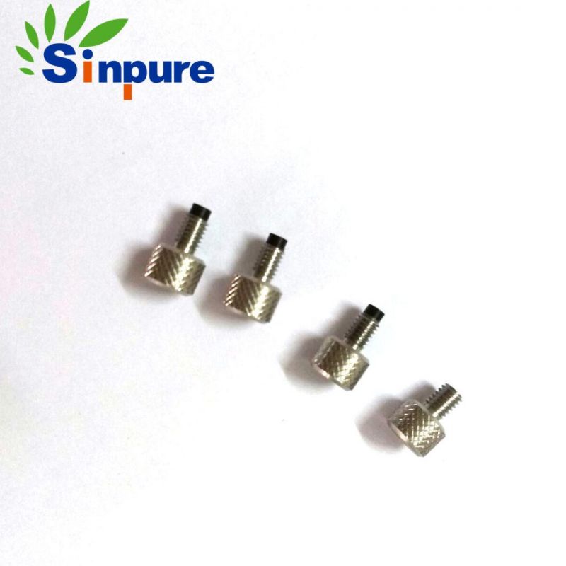 Customized Stainless Steel Auto Knurling Head M3 Captive Thumb Screw