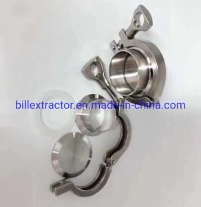 Stainless Steel Tri Clamp Ferrule and End Cap Full Set