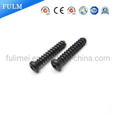 Custom Black Phosphated Phillips Pan Head Metal Screws