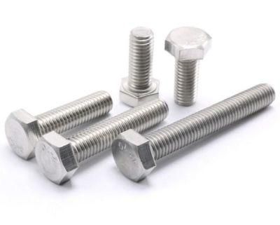 304 Stainless Steel Outer Hexagon Screw Extended Full Tooth Hexagon Screw DIN933 Hexagon Bolt