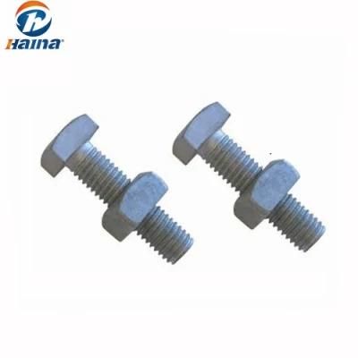 HDG T Head All Threaded Bolt with Nut DIN921