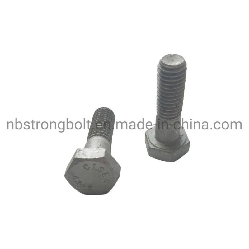 Hex Structual Bolt Screw A325 Type1 with HDG