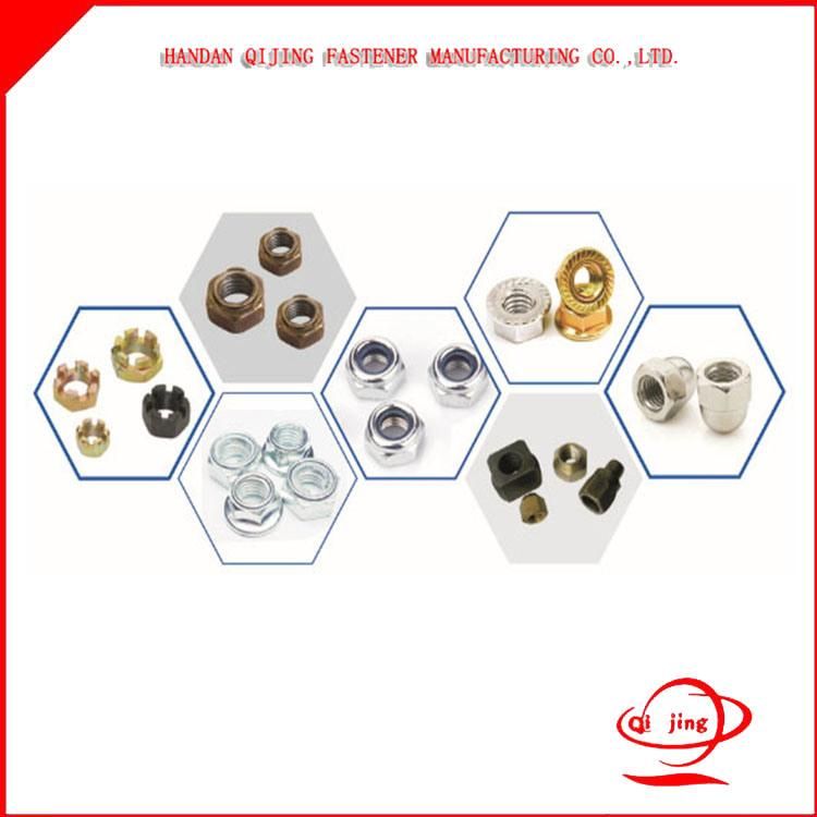 Yellow Zinc Plate Nylon Lock Nut