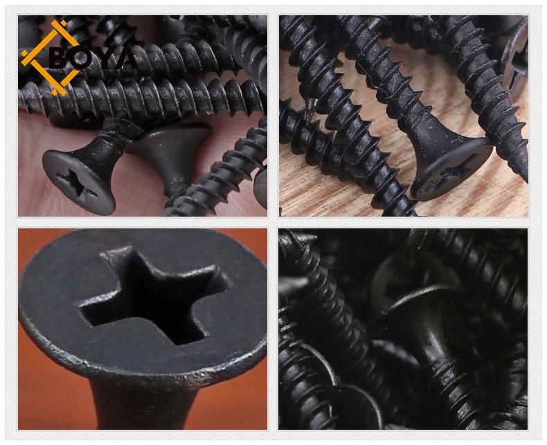 Tornillos Gypsum Plasterboard Black Phosphate Bugle Head Sheetrock Drywall Screw for Gypsum Board