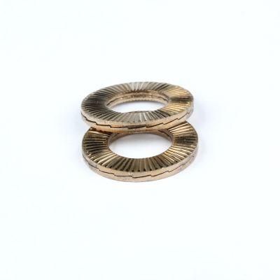 DIN 25201 Double Fold Self-Locking Washer S. S 304 Passivated/Carbon Steel 65mn Dacromet Diameter M3-M48