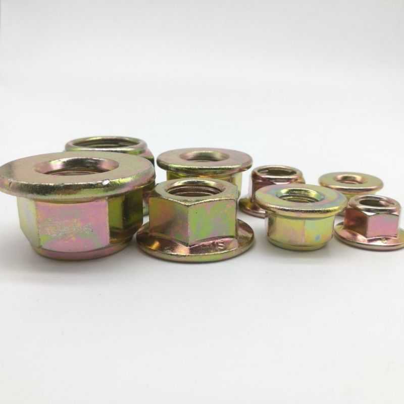Hex Flange Nut Flange Nut Hex Nut Flanged Lock Nut