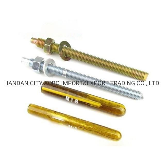 Carbon Stainless Steel Chemical Anchor with Hex Flange Nut Made in China