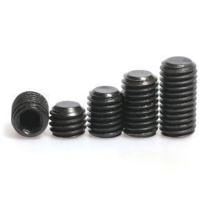 DIN913 Hexagon Socket Set Screws Point Plain Black Carbon Steel 8.8