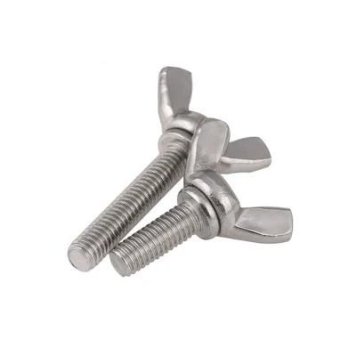 M3 M4 M5 M6 M8 M10*L DIN316 Stainless Steel 304 A2-70 Butterfly Bolt Wing Bolt Thumb Wing Screw Claw Hand Tighten Screws