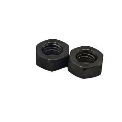Grade 8 M10 High Tensile DIN934 Black Carbon Steel Zinc Plated Black Oxide Hex Nut