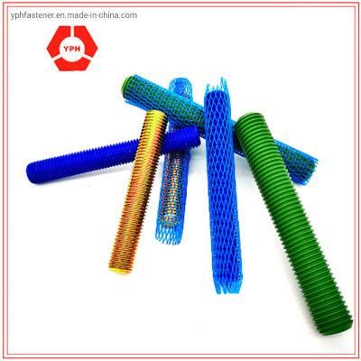 DIN975 Colorfully Zinc Plated Carbon Steel Threaded Rod
