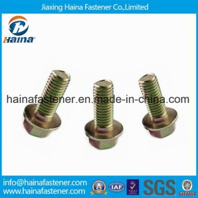 DIN 6921 Grade 8.8 10.9 Zinc Plated Hex Flange Bolts