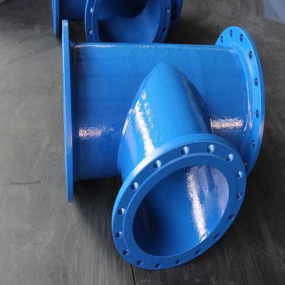 Ductile Iron Flange Fittings for Water Supply Pipeline