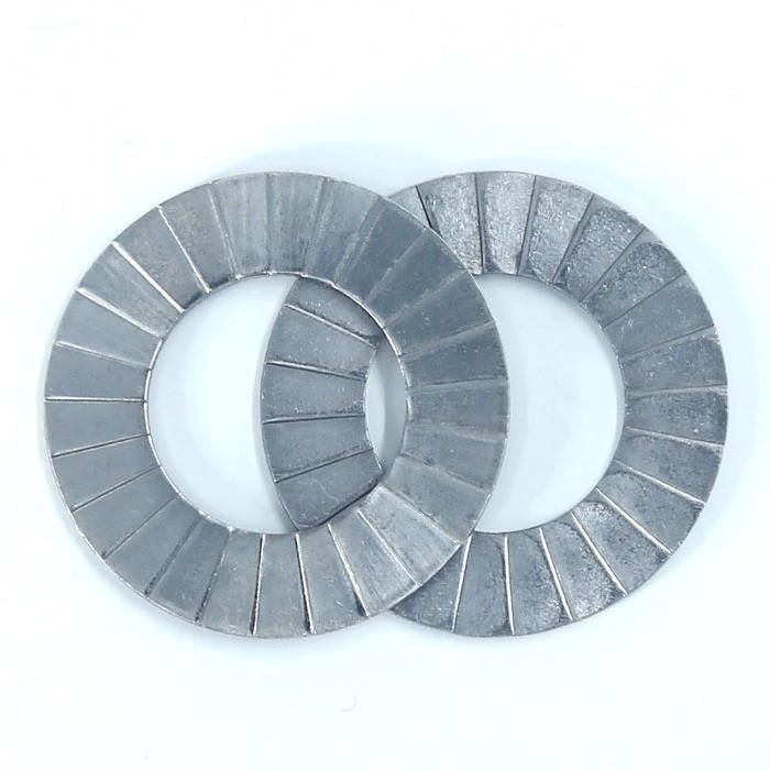 DIN9250 Stainless Steel Serrated Tooth Knurled Disc Spring Washer