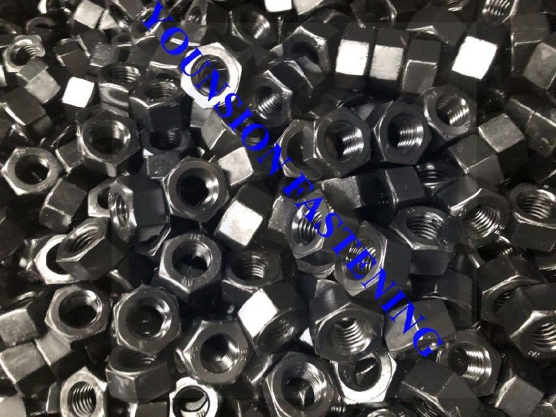 Fastener/Nut/A194-2h/Heavy Hex Nut/2h Nut/Stainless Steel/Zinc Plated/Carbon Steel/Dacromet/HDG/Black