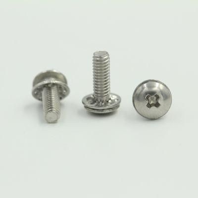 Hexagon Round Head M4 Pan Head Combination Screw