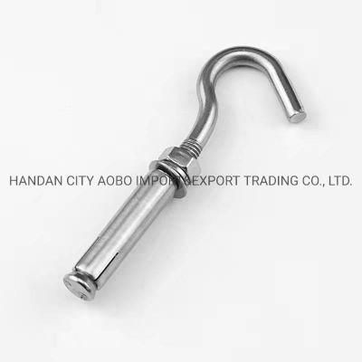 Color Zinc Hook Bolt Sleeve Anchor Closed Eye Hook Sleeve Anchor Hook Bolt Concrete Expansion Anchor Bolt